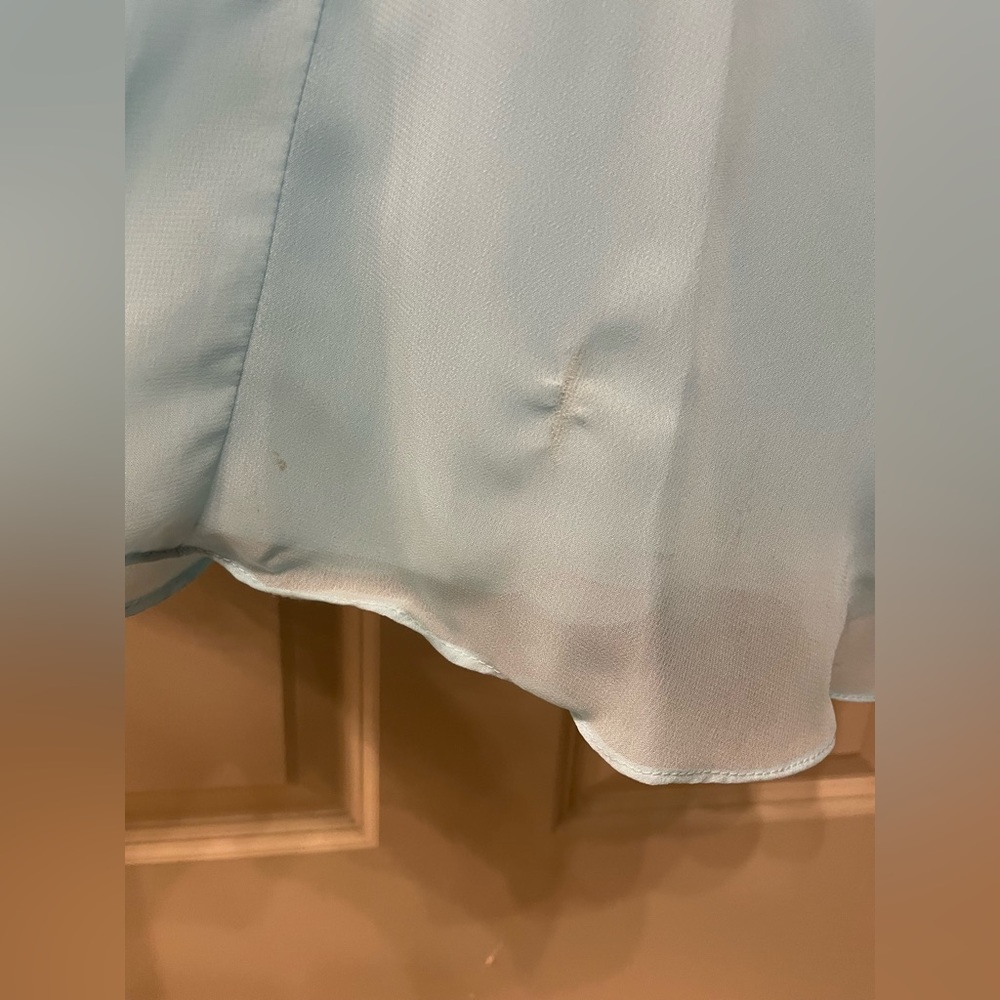 Escape Keyhole Light Blue Dress - Picture 7 of 12